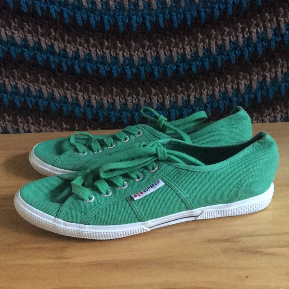 Superga Lime Green Sneakers